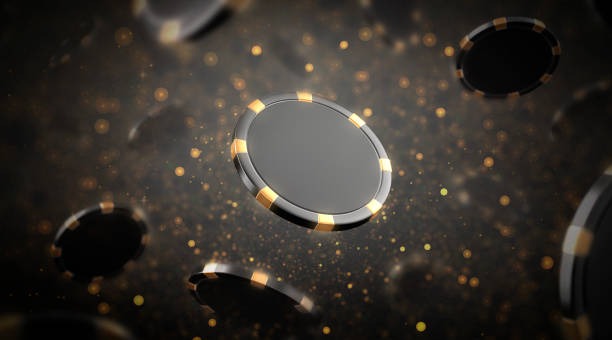 Baccarat table with player, banker, and tie betting options